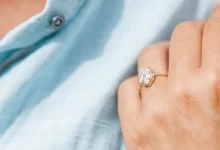 hexagon engagement ring