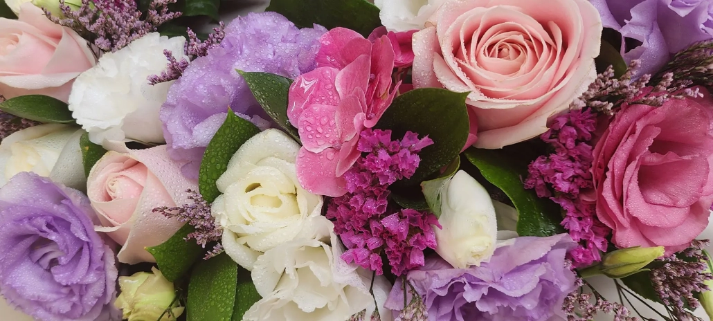 floral tributes to farewell a loved one